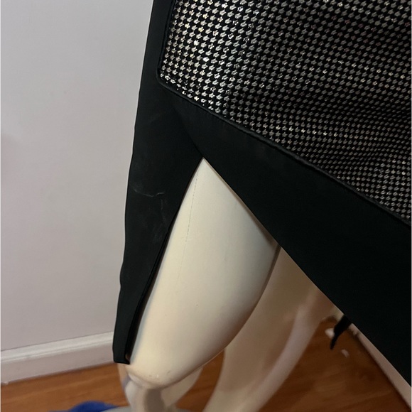 Aquilano Rimondi Black Metallic Dress Size 38 Made In Italy size 38 (XS/4 U.S.) - Picture 7 of 16